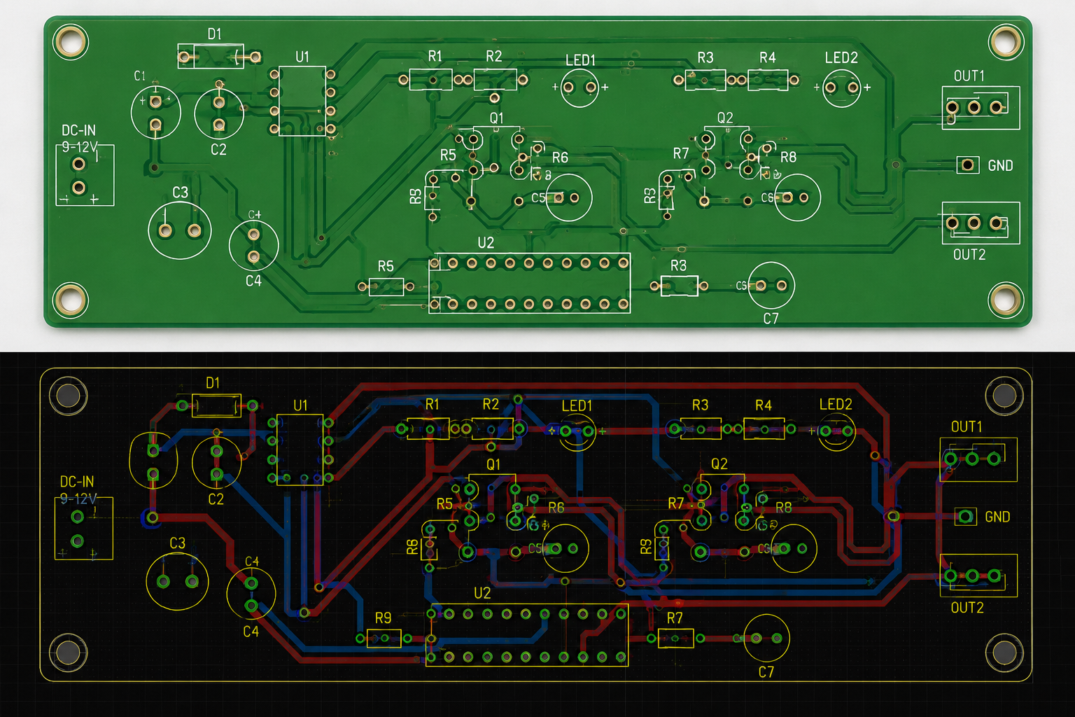 基板と PCB レイアウト